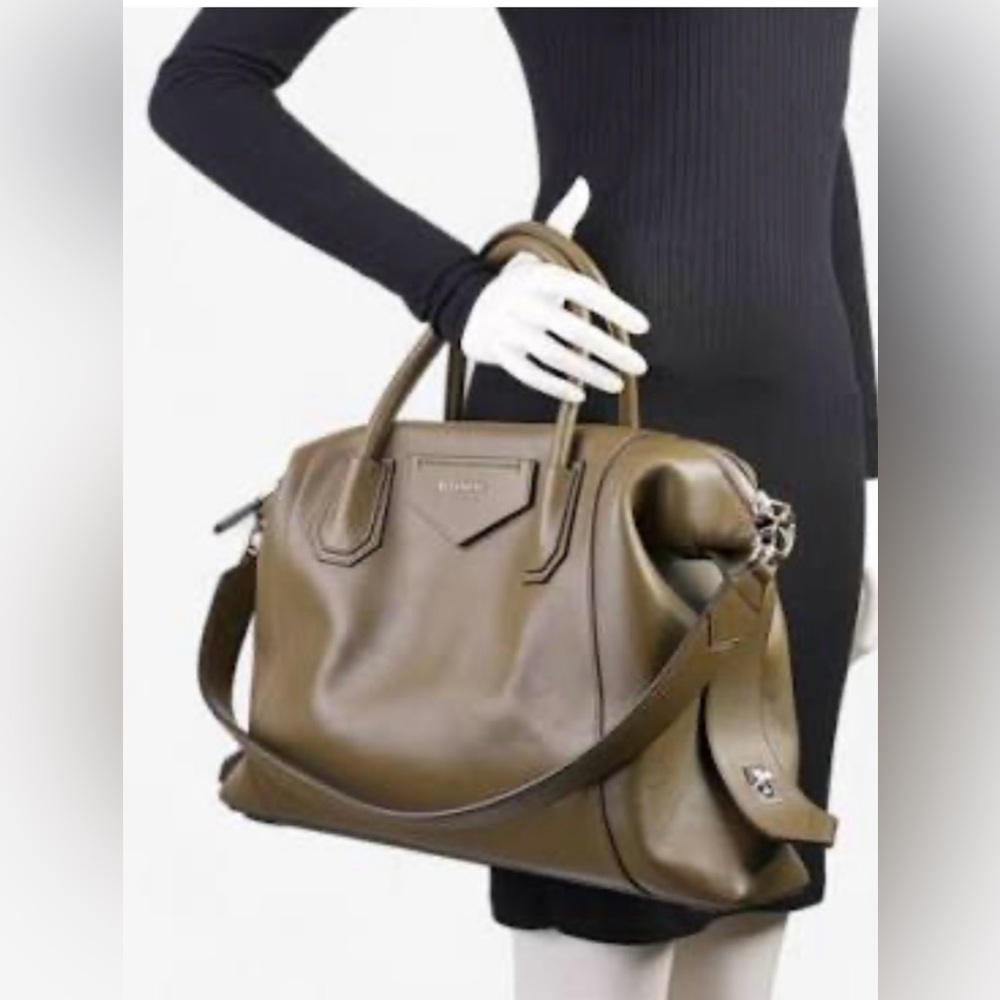 Givenchy Antigona Army Green RARE professionally modified - Picture 2 of 12